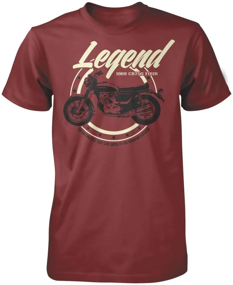 Motorcycle Gear Japan - Maglietta da uomo con stampa moto
