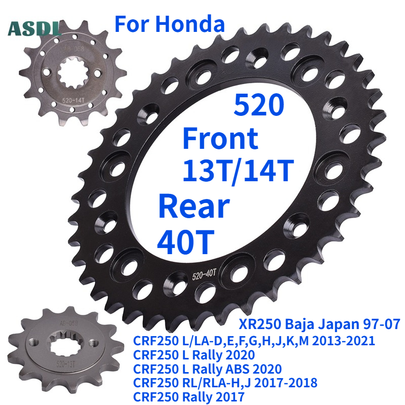 Motorcycle Gear Japan - 520 13T 14T Moto Anteriore Pignone