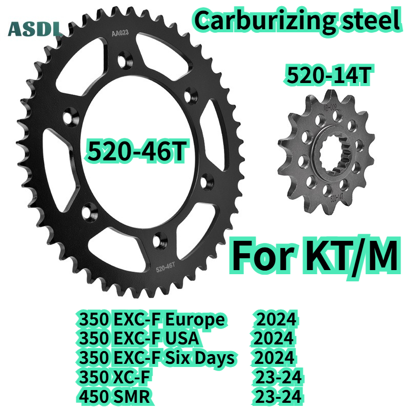 Motorcycle Gear Europe - Pignone Anteriore Posteriore Moto 520 46T