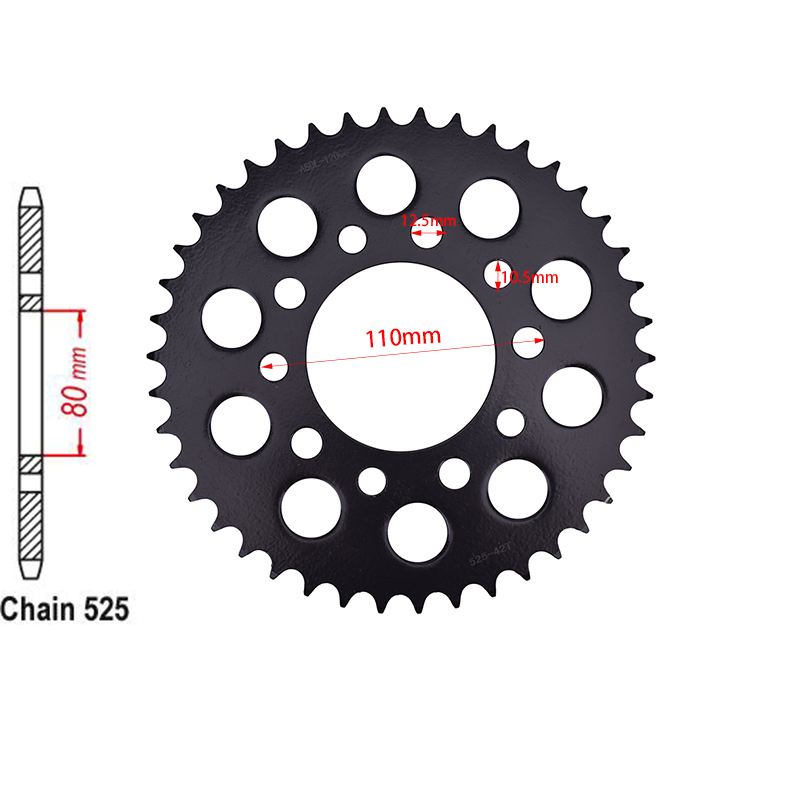 Motorcycle Gear Japan - Moto 525 Catena 16T Anteriore 42T