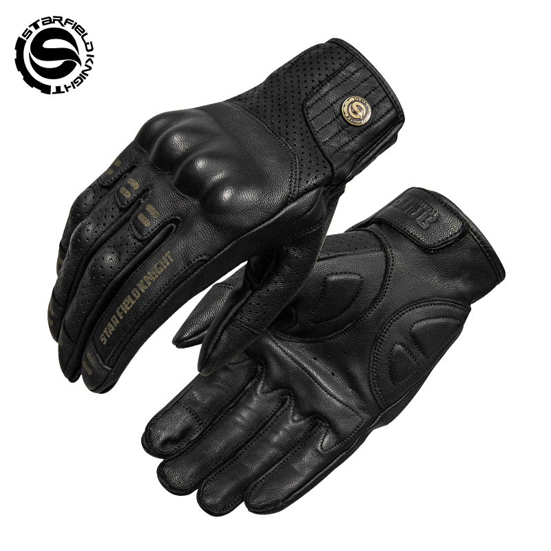 Motorcycle Gear Gloves - Guanti da moto SFK in vera