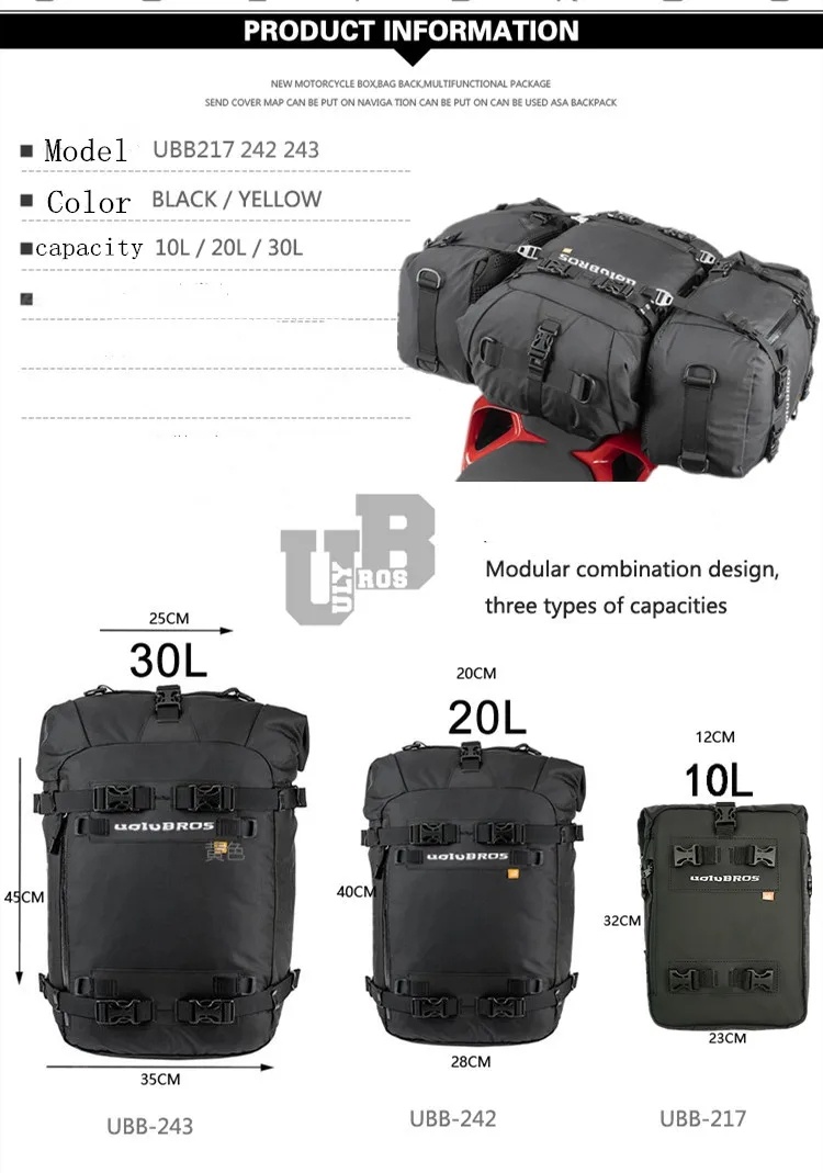 Zaino per Moto Uglybros Imperm - Motorcycle Gear Warehouse recensione e prezzo