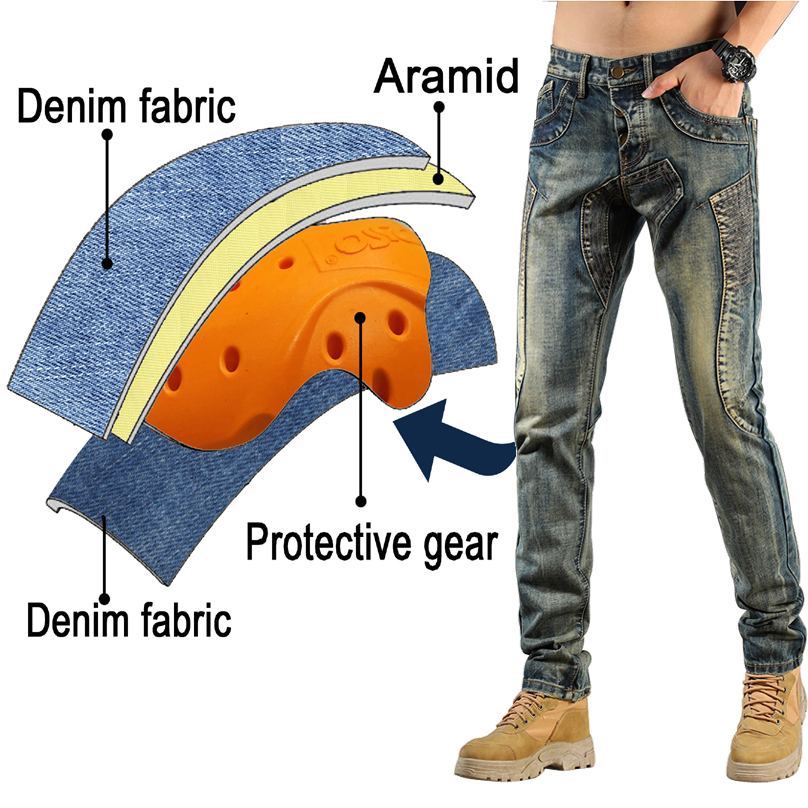 Kevlar Jeans da moto da uomo P - Motorcycle Gear Japan recensione e prezzo