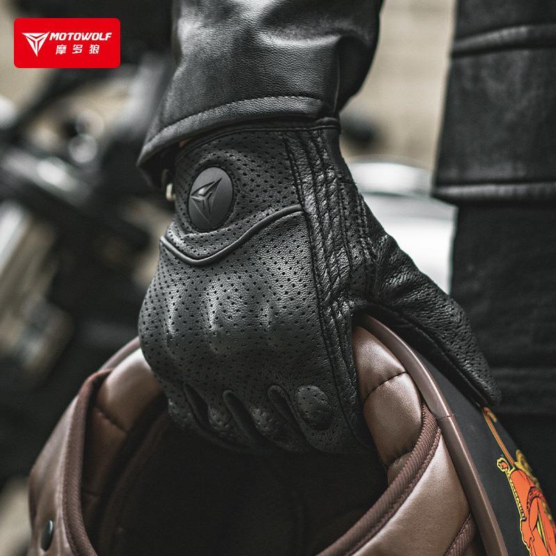 Guanti da Moto MOTOWOLF in Pel - Motorcycle Gear Gloves recensione e prezzo